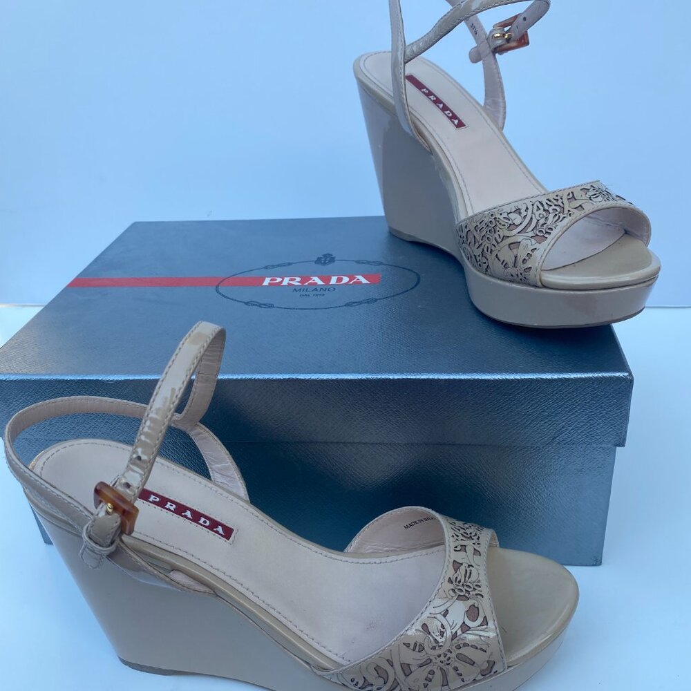 Prada Wedge Sandals - image 2
